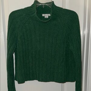 American Eagle Outfitters Deep Green Turtleneck Sweater
